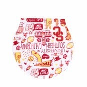 USC Trojans Julia Gash Baby Burp Cloth